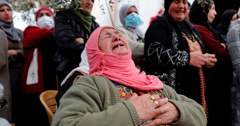 Israel in palestine ah dhin hamalaa thakugai shaheed vi meehunge adhahu 11,000 in mahchah